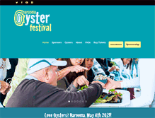 Tablet Screenshot of naroomaoysterfestival.com